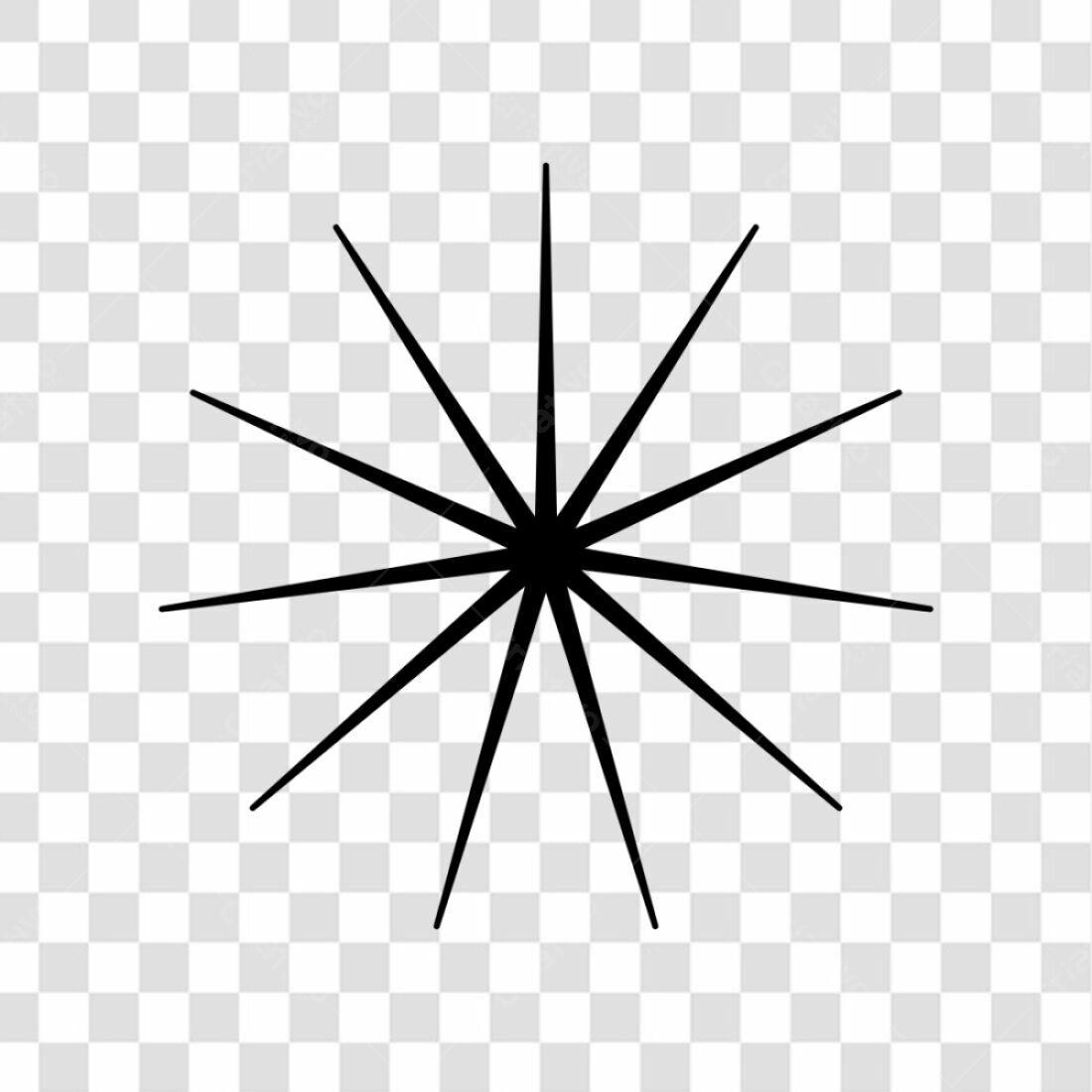 Ícone Estrela PNG com fundo transparente