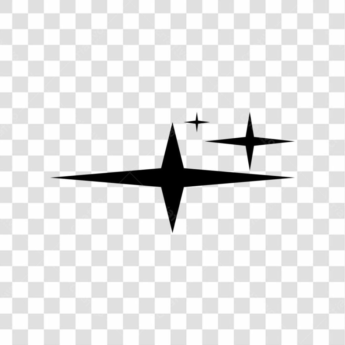 Icone Brilho Estrelas PNG com fundo transparente
