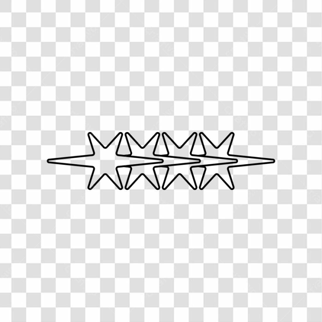 Icone Estrelas PNG com fundo transparente