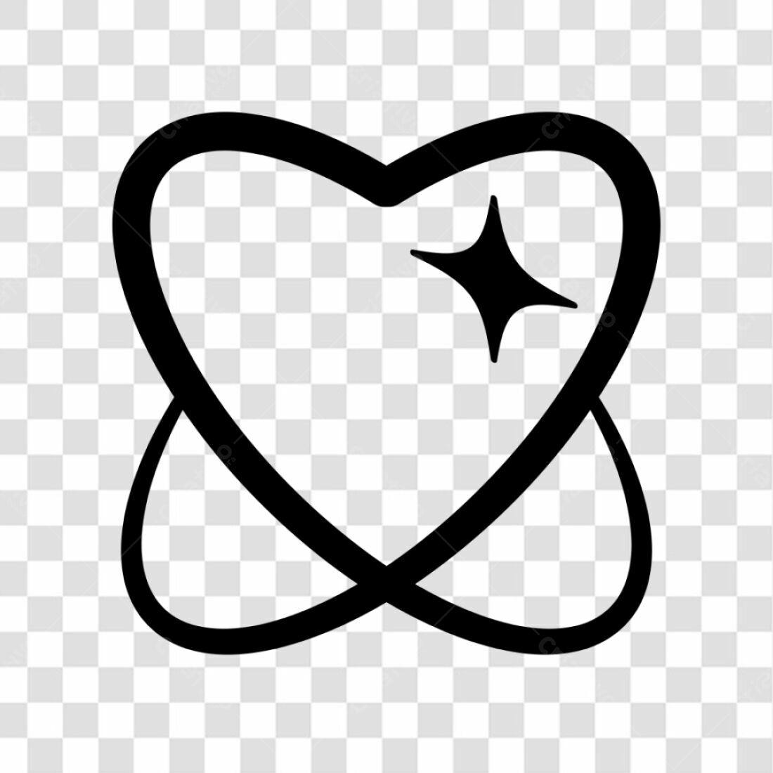 Icone Amor e Brilho PNG com fundo transparente