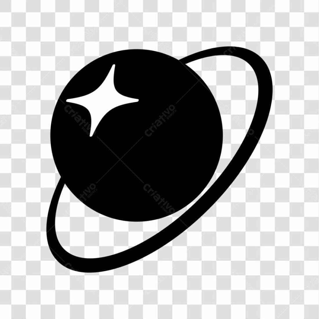 Ícone Planeta PNG com fundo transparente