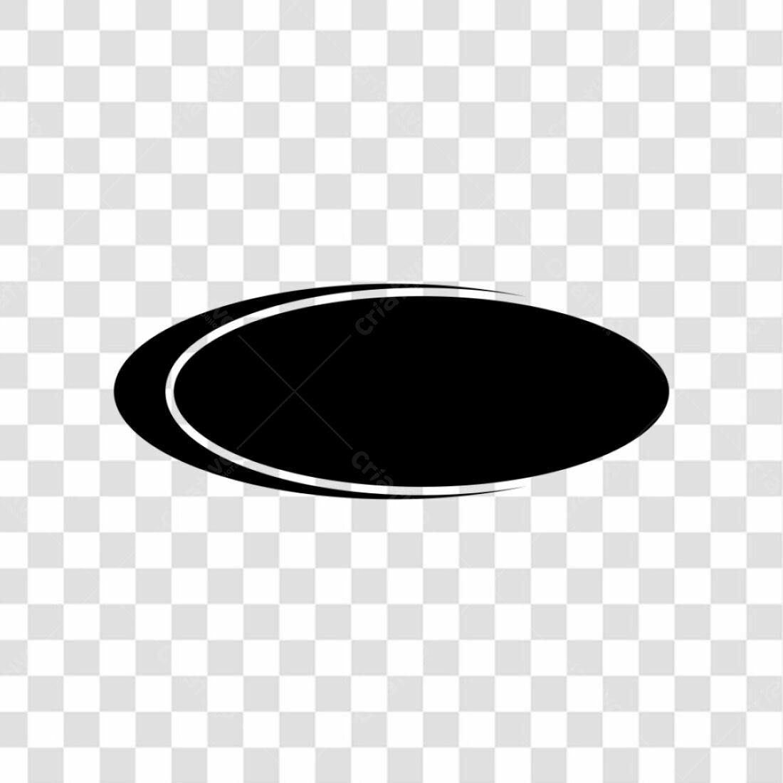 Moldura Oval PNG com fundo transparente