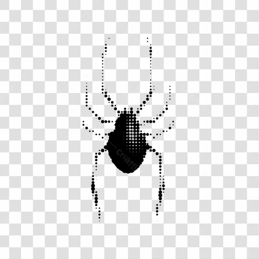Icone Aranha Halloween PNG com fundo transparente