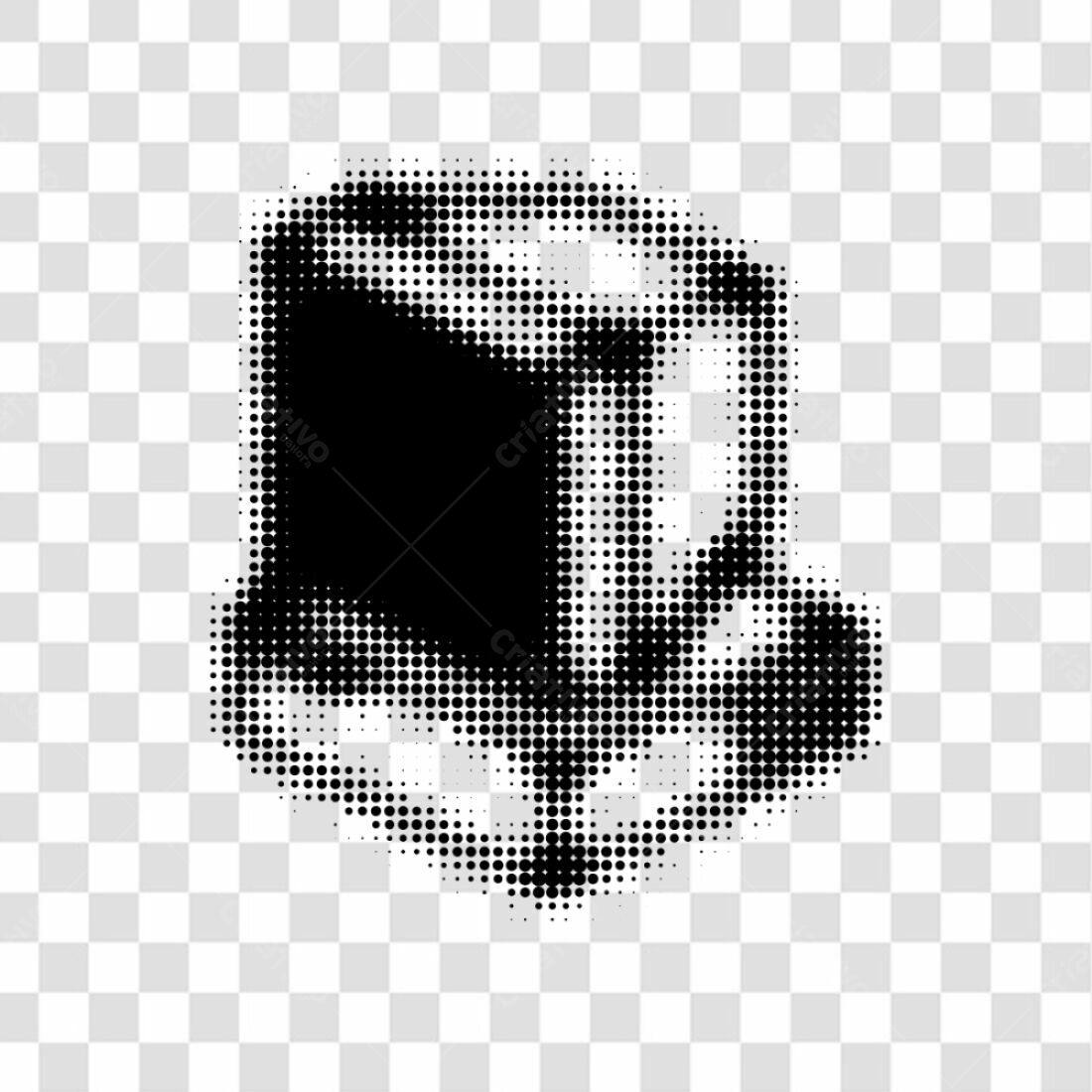Icone abstrato em PNG com fundo transparente