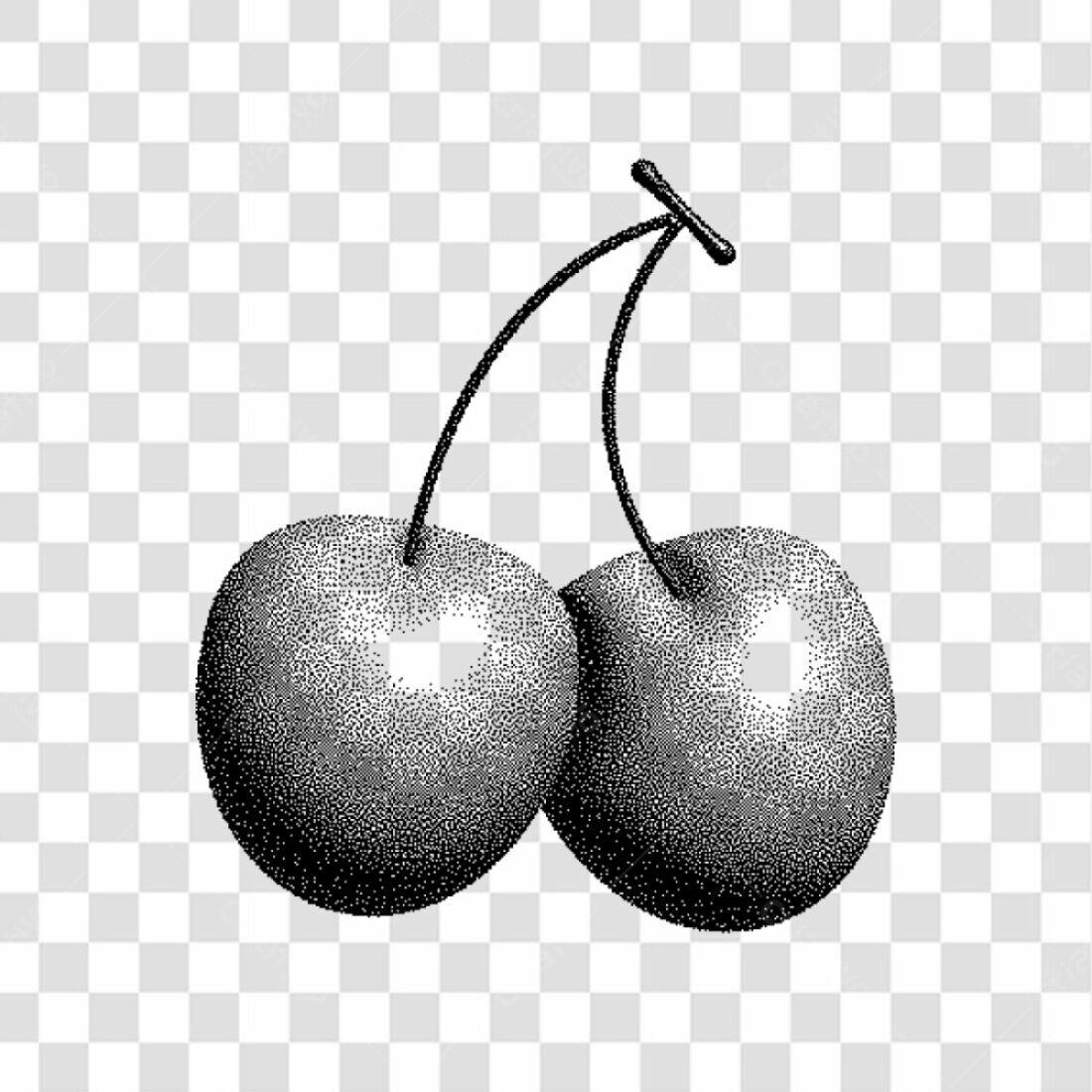 Ícone Cerejas PNG com fundo transparente