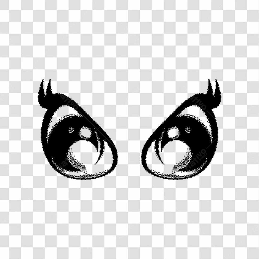Icone Olhos Desenho PNG com fundo transparente