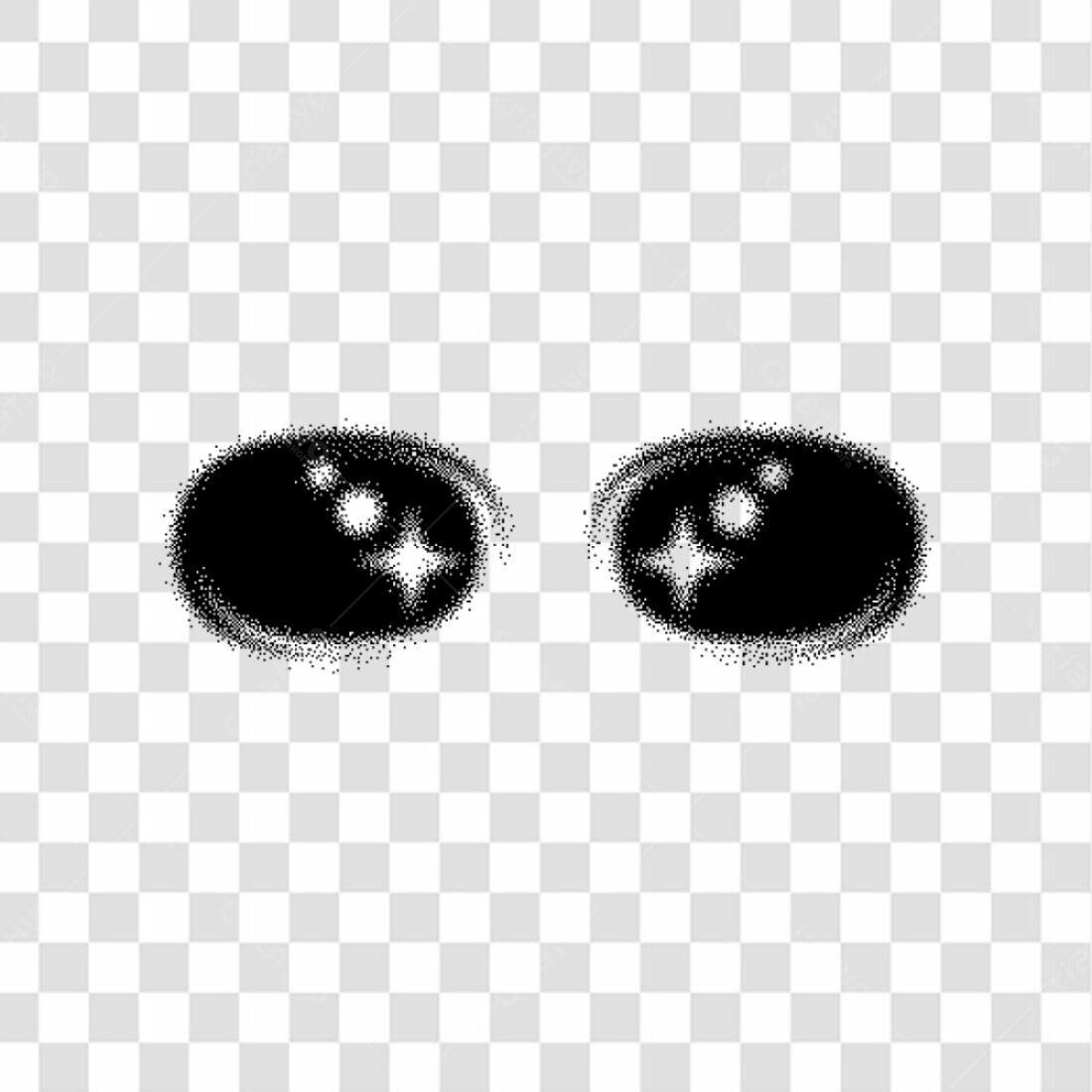 Ícone Olhos Animados PNG com fundo transparente
