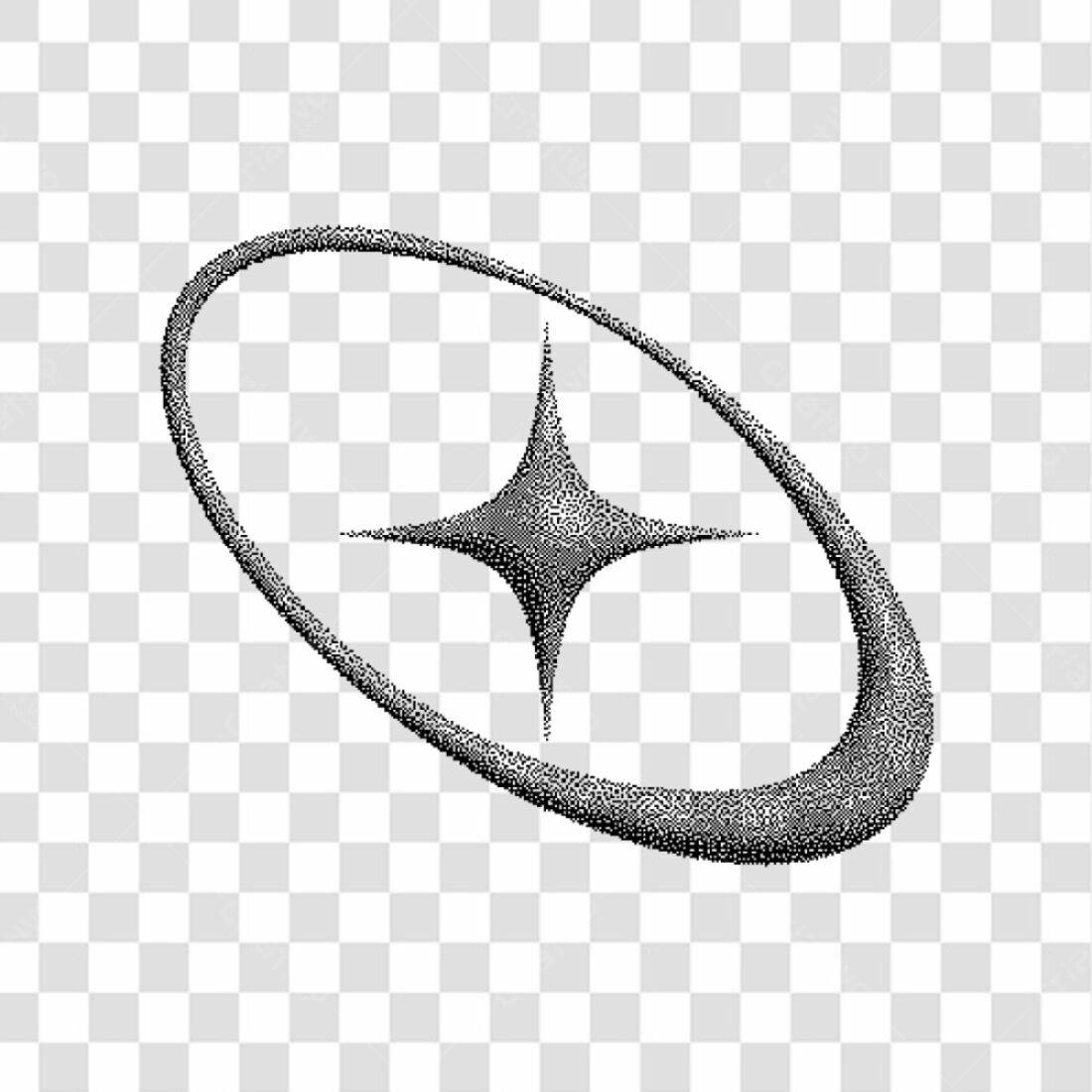 Icone Estrela Cinza PNG com fundo transparente