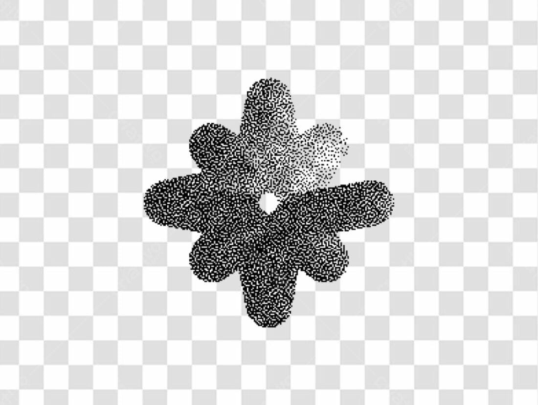 Icone Flor estilizada PNG com fundo transparente