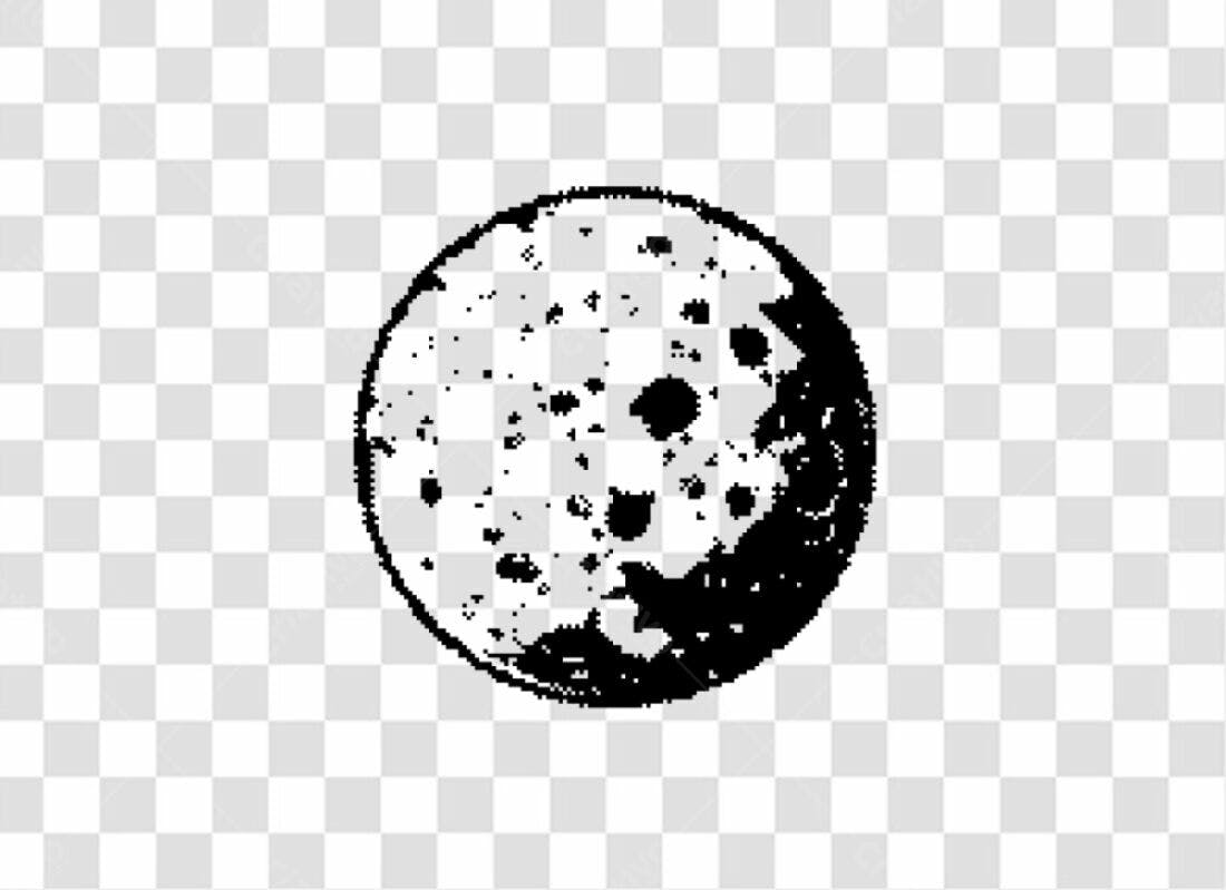Icone Lua Cheia PNG com fundo transparente