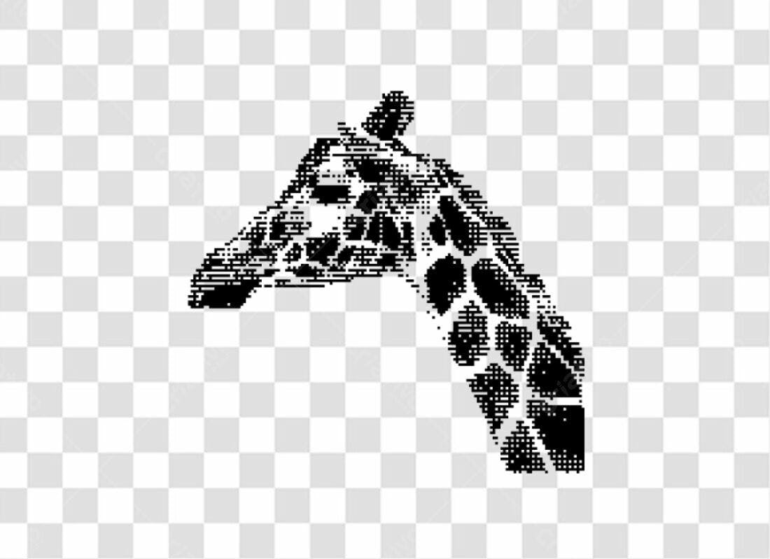 Icone Girafa em PNG com fundo transparente