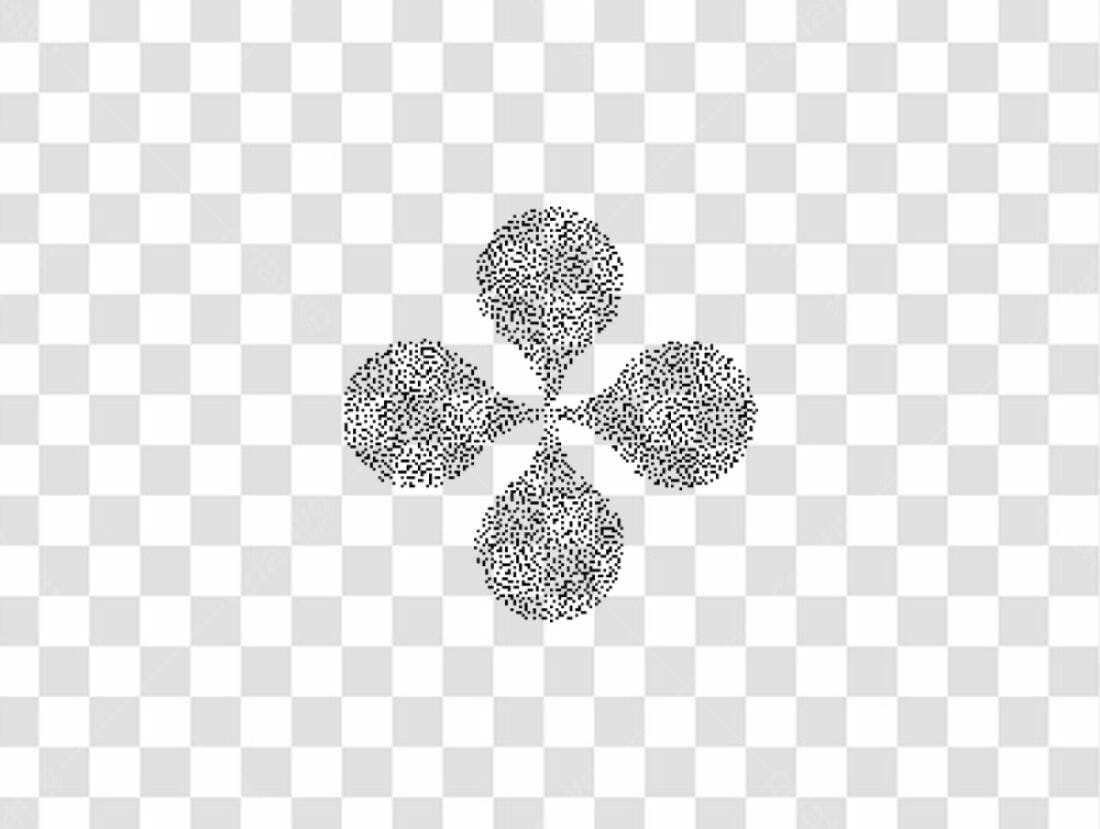 Icone abstrato floral PNG com fundo transparente