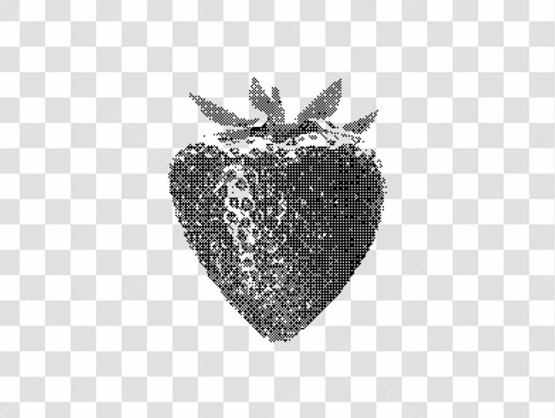 Icone Morango em PNG com fundo transparente
