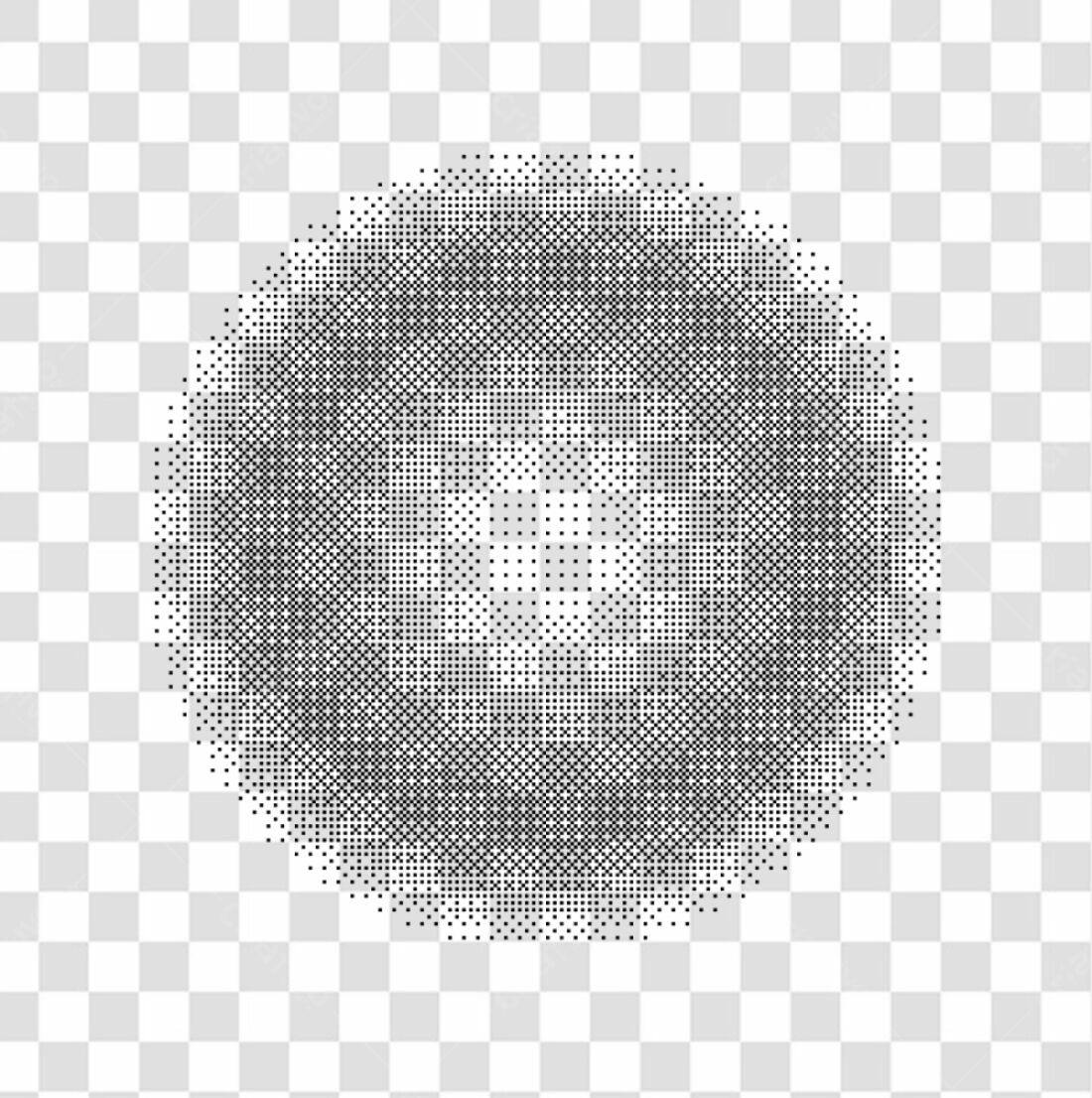 Ícone Circular Pontilhado PNG com fundo transparente