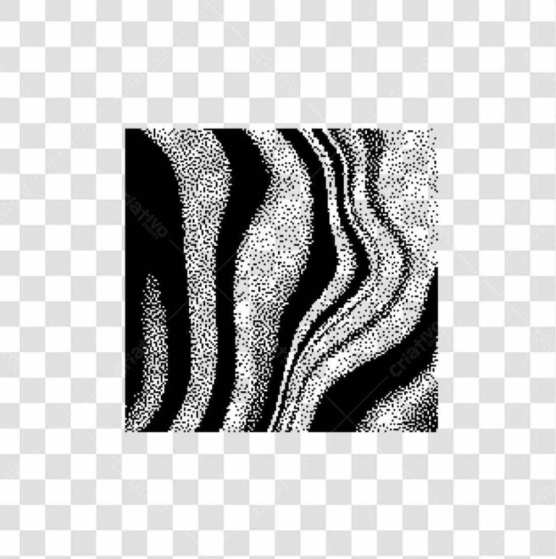Padrão abstrato PNG com fundo transparente
