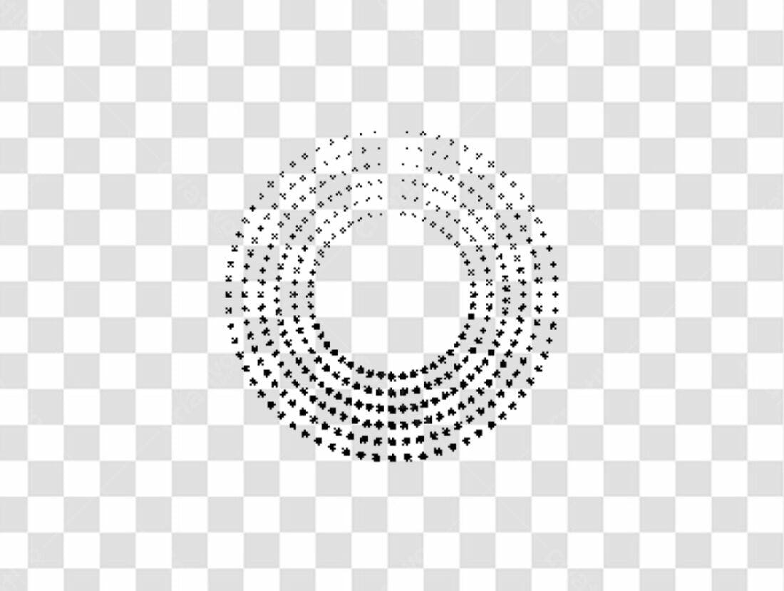 Ícone Circular Abstrato PNG com fundo transparente