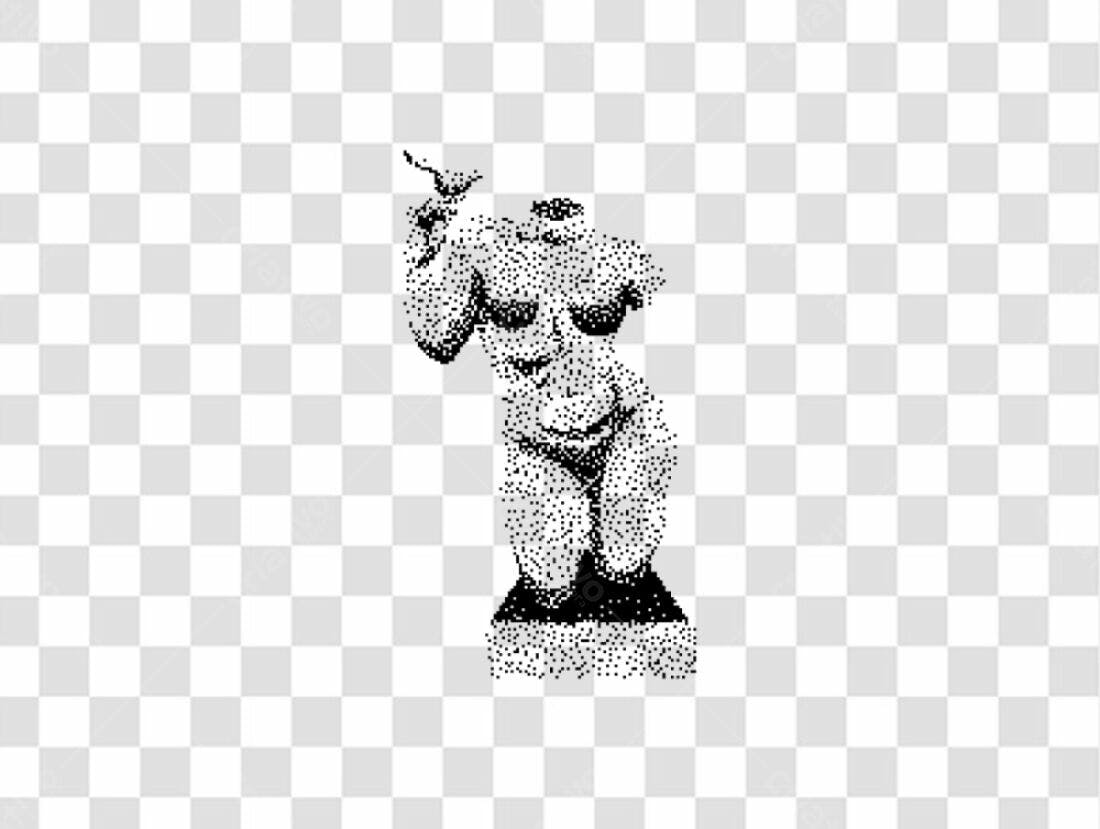 Icone Escultura Feminina PNG com fundo transparente