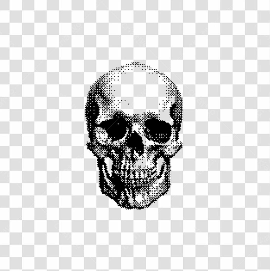 Ícone caveira Dia dos Mortos PNG com fundo transparente