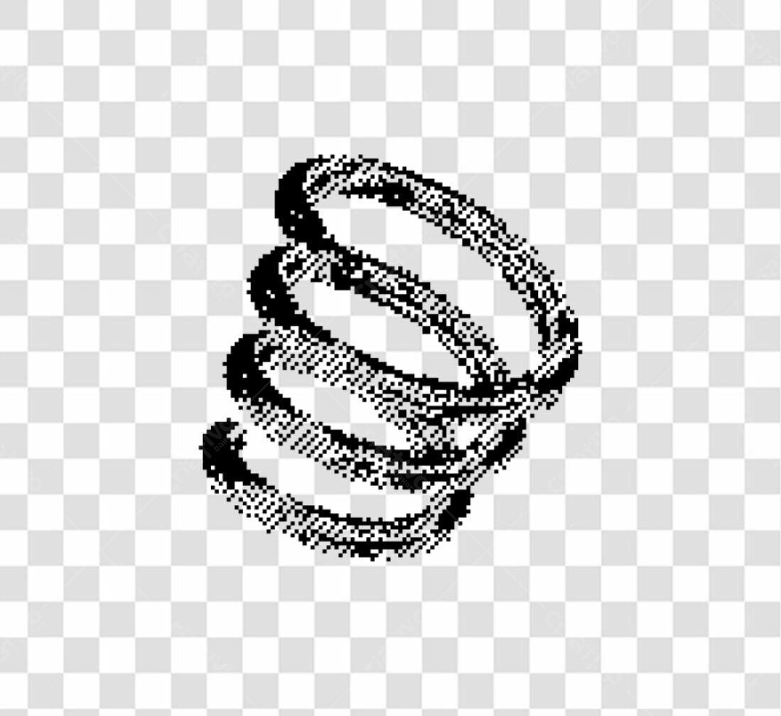 Ícone espiral abstrato PNG com fundo transparente