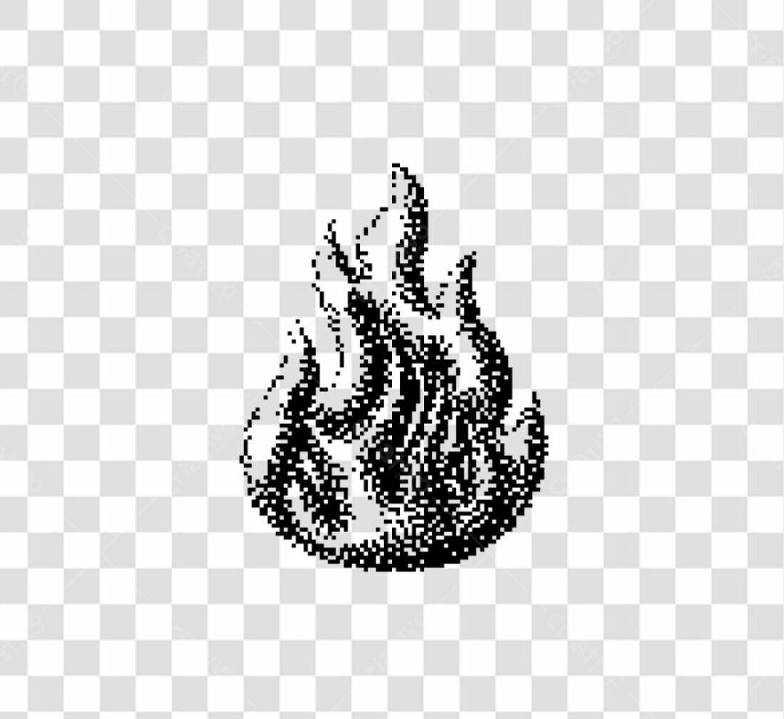 Ícone Chama PNG com fundo transparente