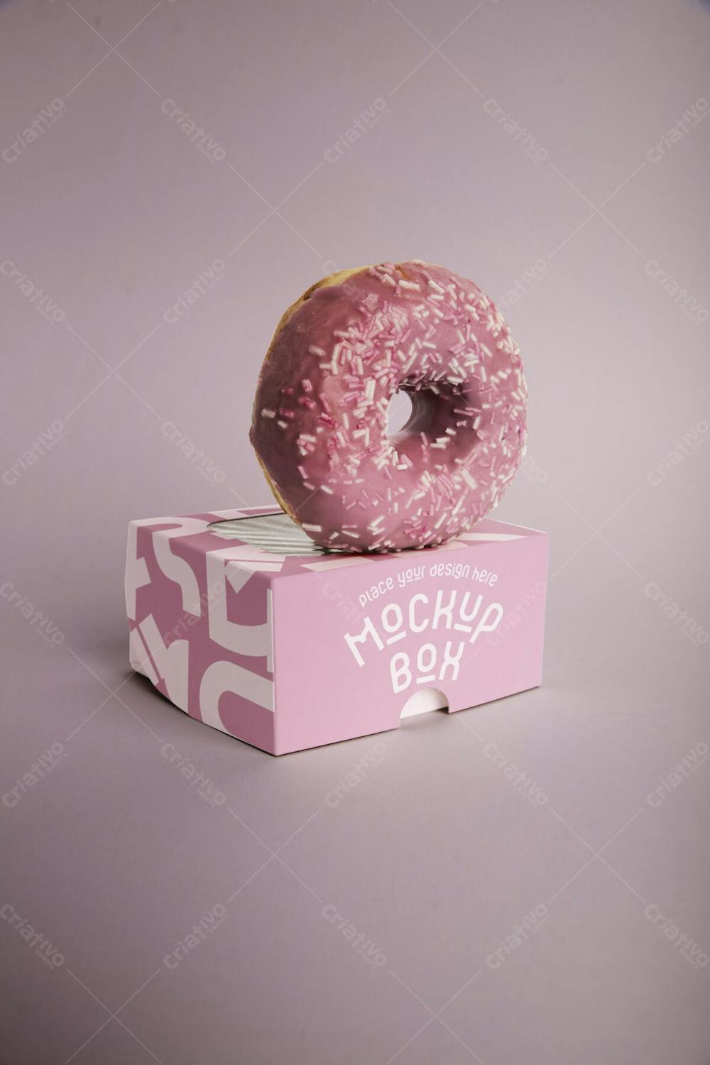 Doughnut Bakery Packaging Mockup