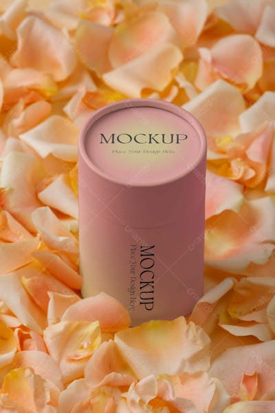 Gradient Cosmetics Box Top Flowers Petals