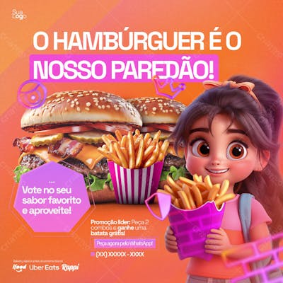Coleção Big Brother Burgers Social Media Psd Editavel 2