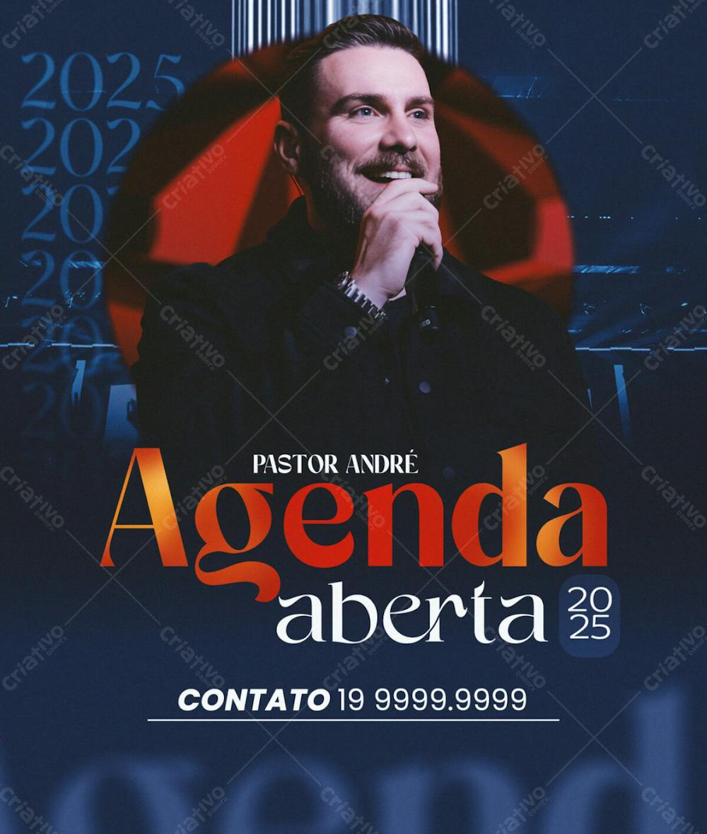 Agendas Abertas 2025 Pastor Andre Fernandes Lagoinha Church