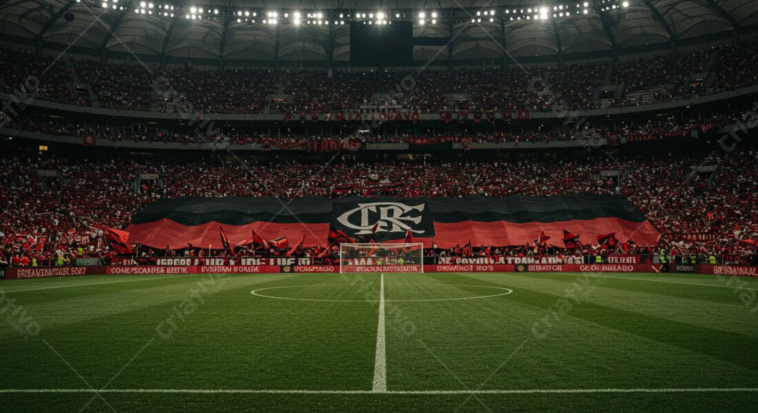 Torcida Flamengo em Estádio