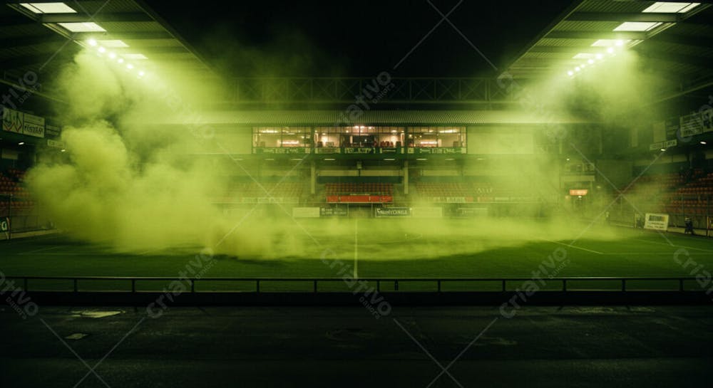 Imagem De Estádio Para Composição De Artes Gráficas Esportivas