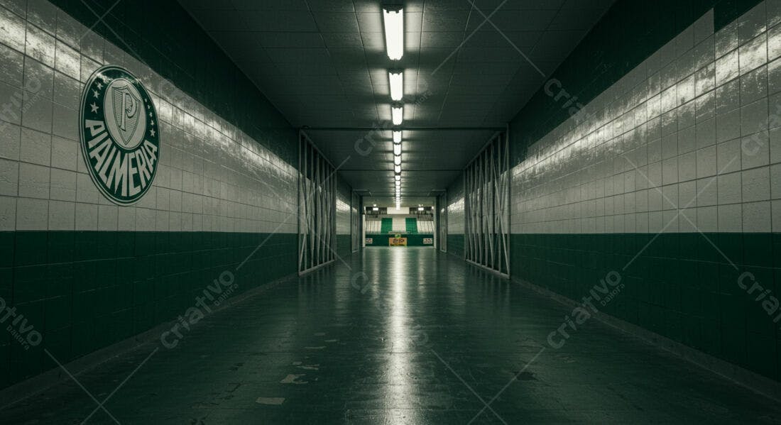 Túnel Palmeiras Estádio Allianz Parque