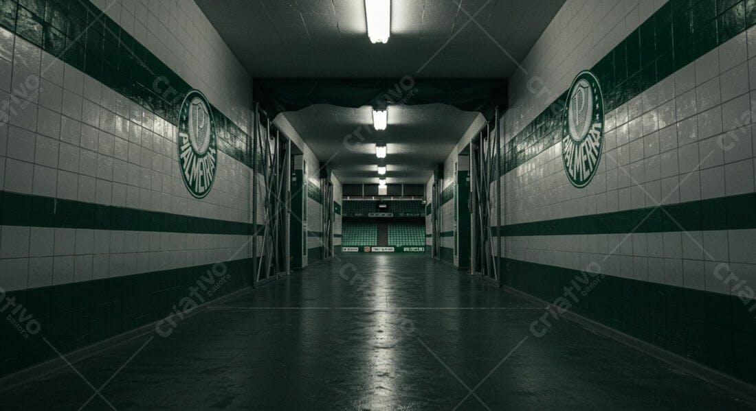 Corredor Palmeiras Estádio Futebol