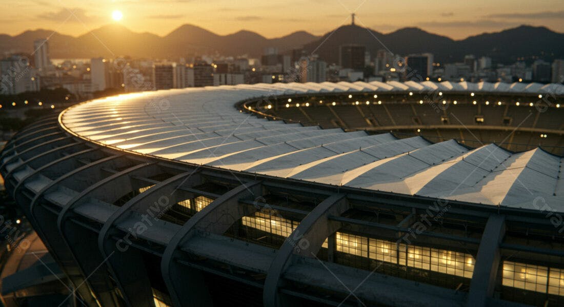 Estádio ao entardecer Rio de Janeiro