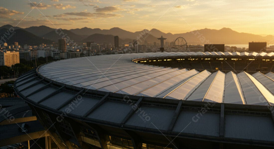 Estádio no Pôr do Sol Rio de Janeiro