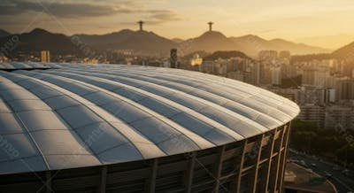 Imagem De Estádio Para Composição De Artes Gráficas Esportivas