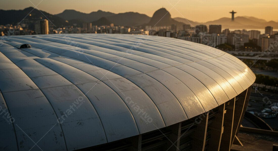 Estádio Rio de Janeiro ao pôr do sol
