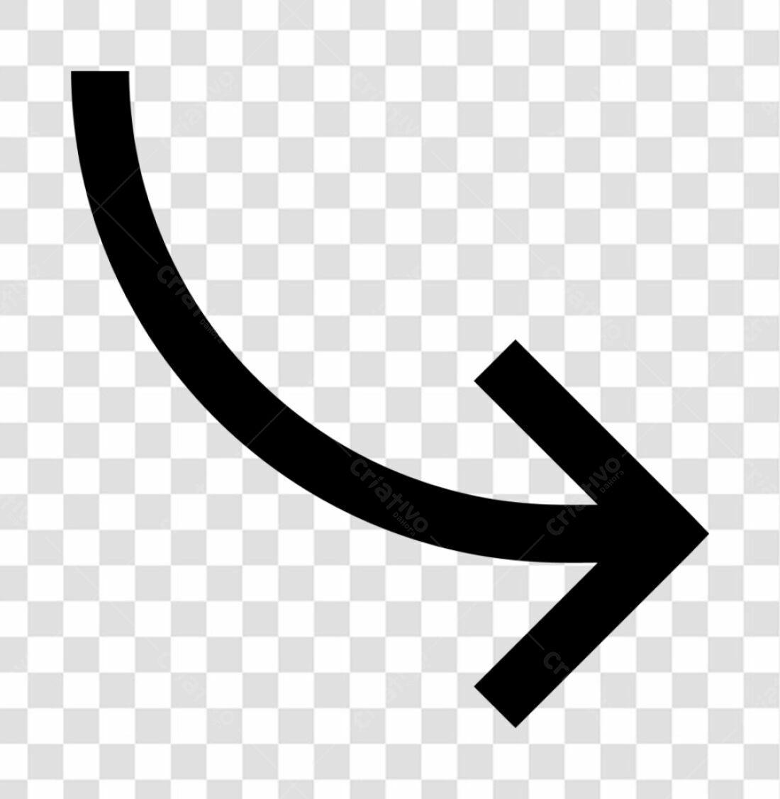 Icone Seta Curva PNG com fundo transparente