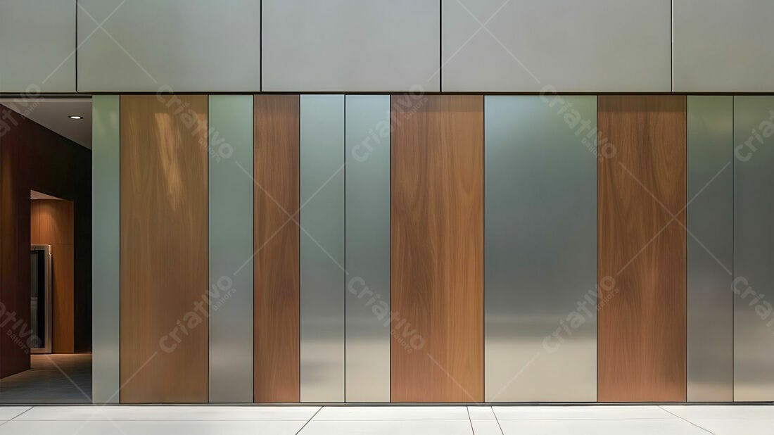 Textura Madeira e Metal para Design de Interiores