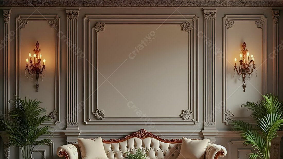 Textura Parede Painel Clássico para Fundo