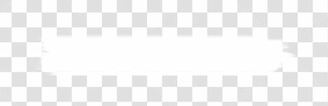 Banner abstrato branco PNG com fundo transparente