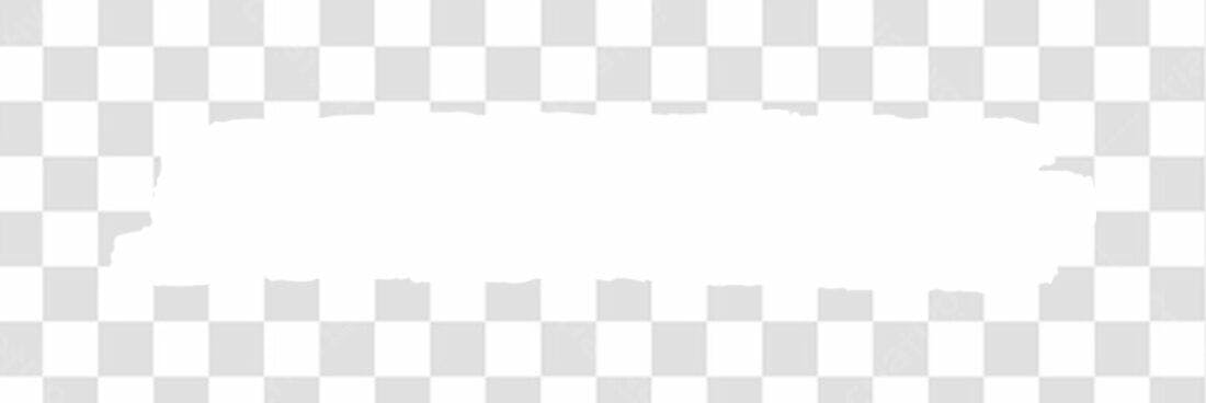 Banner branco abstrato PNG com fundo transparente