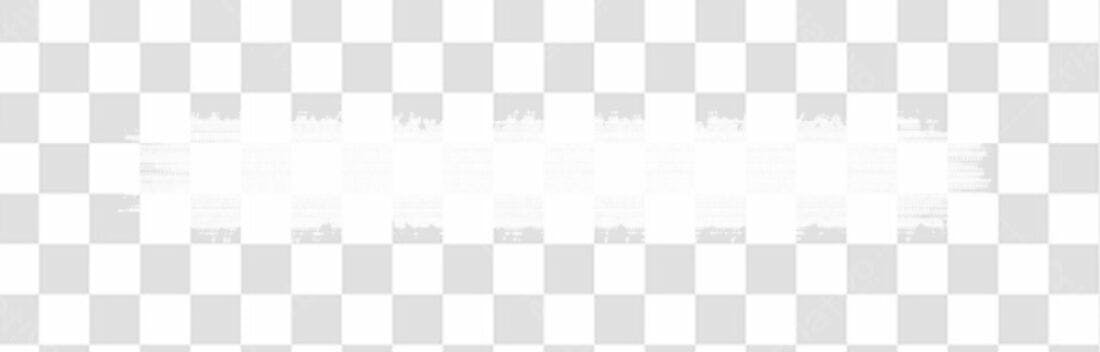 Banner abstrato branco PNG com fundo transparente
