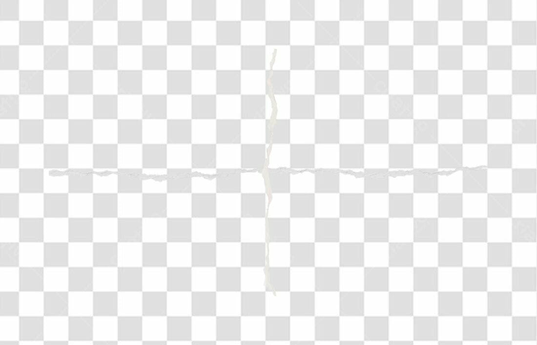 Separador de Papel Rasgado PNG com fundo transparente