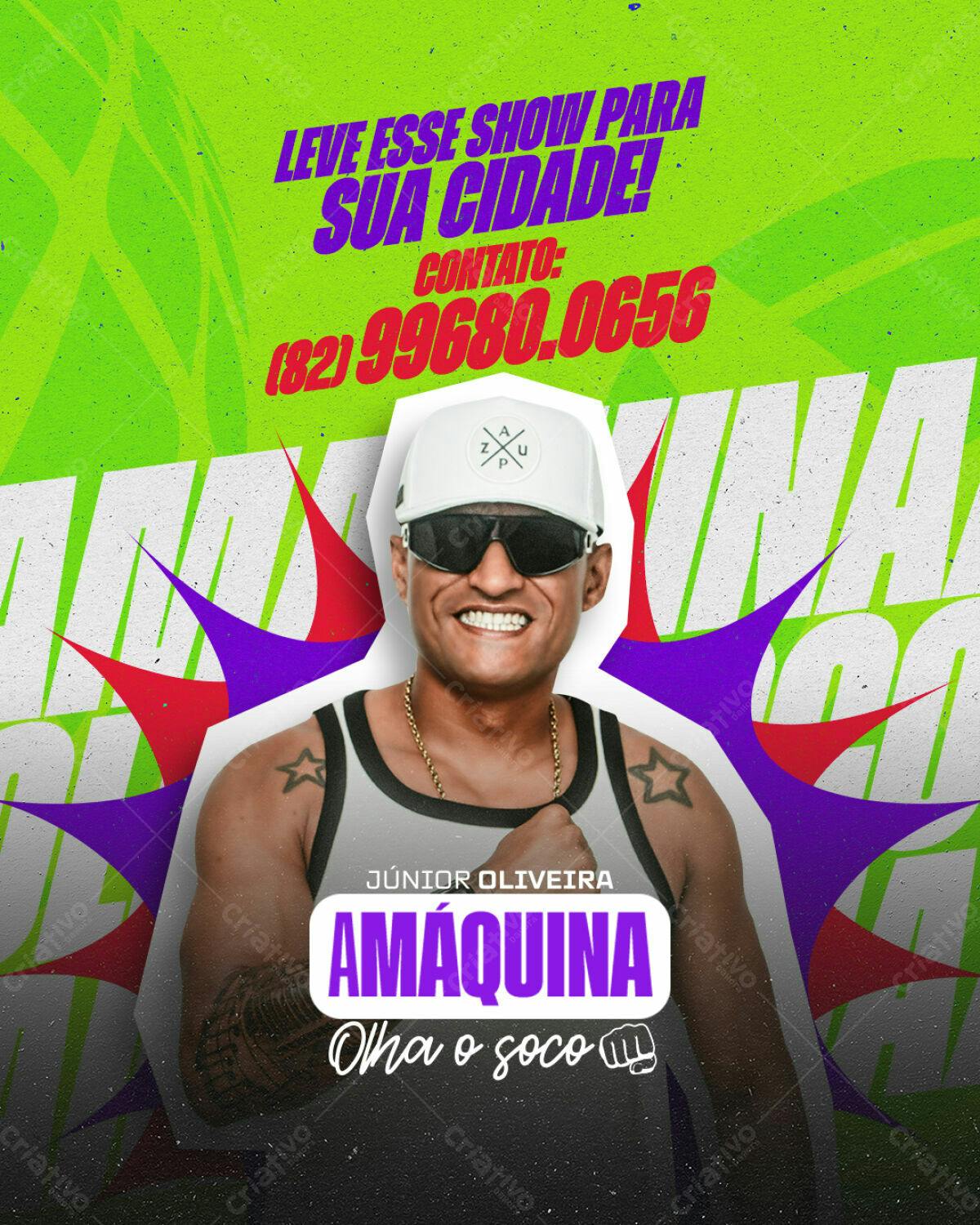 Flyer para Show Musical PSD Editável