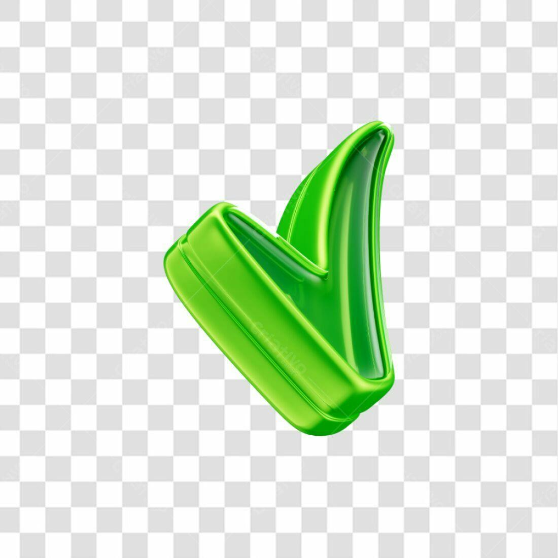 Icone Seta Verde Baixo PNG com fundo transparente
