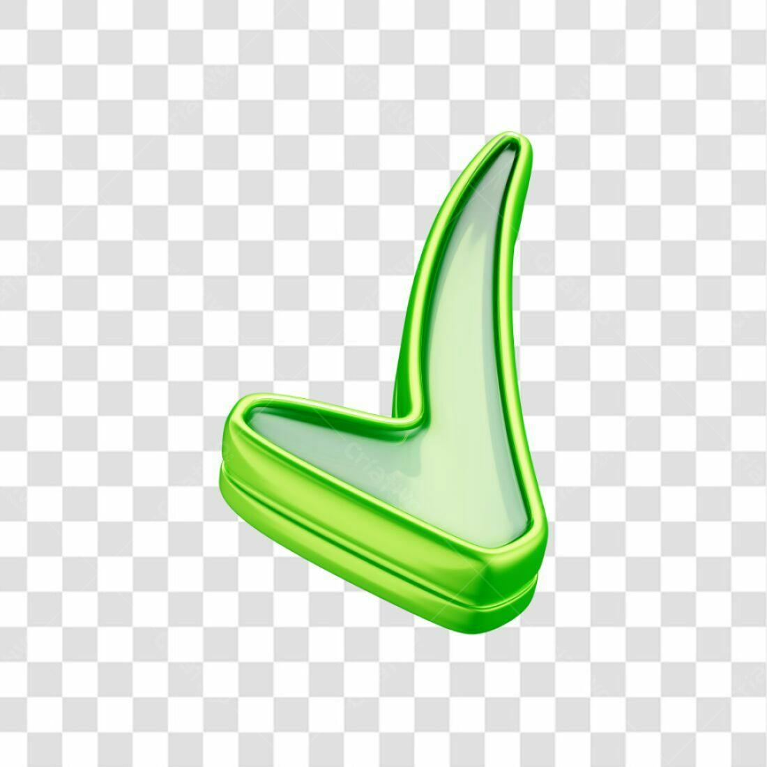 Icone Sim Verde PNG com fundo transparente