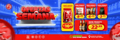ENCARTE OFERTAS DA SEMANA SUPERMERCADO REDES SOCIAIS