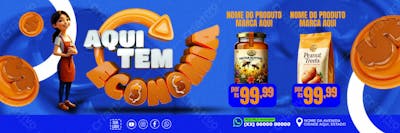 BANNER AQUI TEM ECONOMIA SUPERMERCADO REDES SOCIAIS