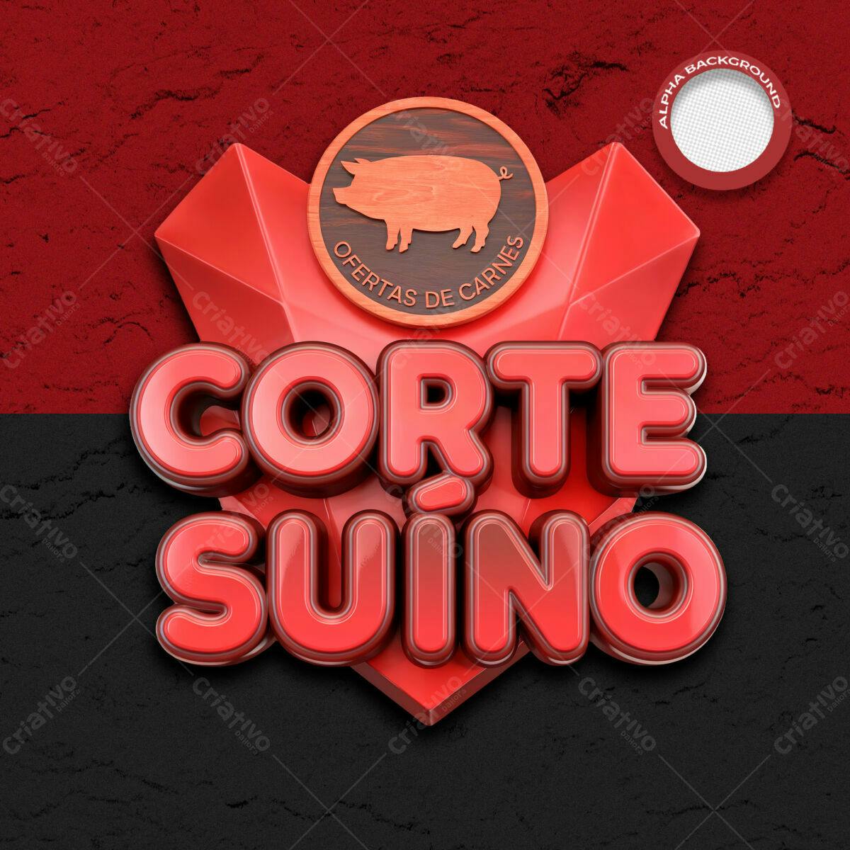 Flyer Ofertas de Carne Suína PSD Editável