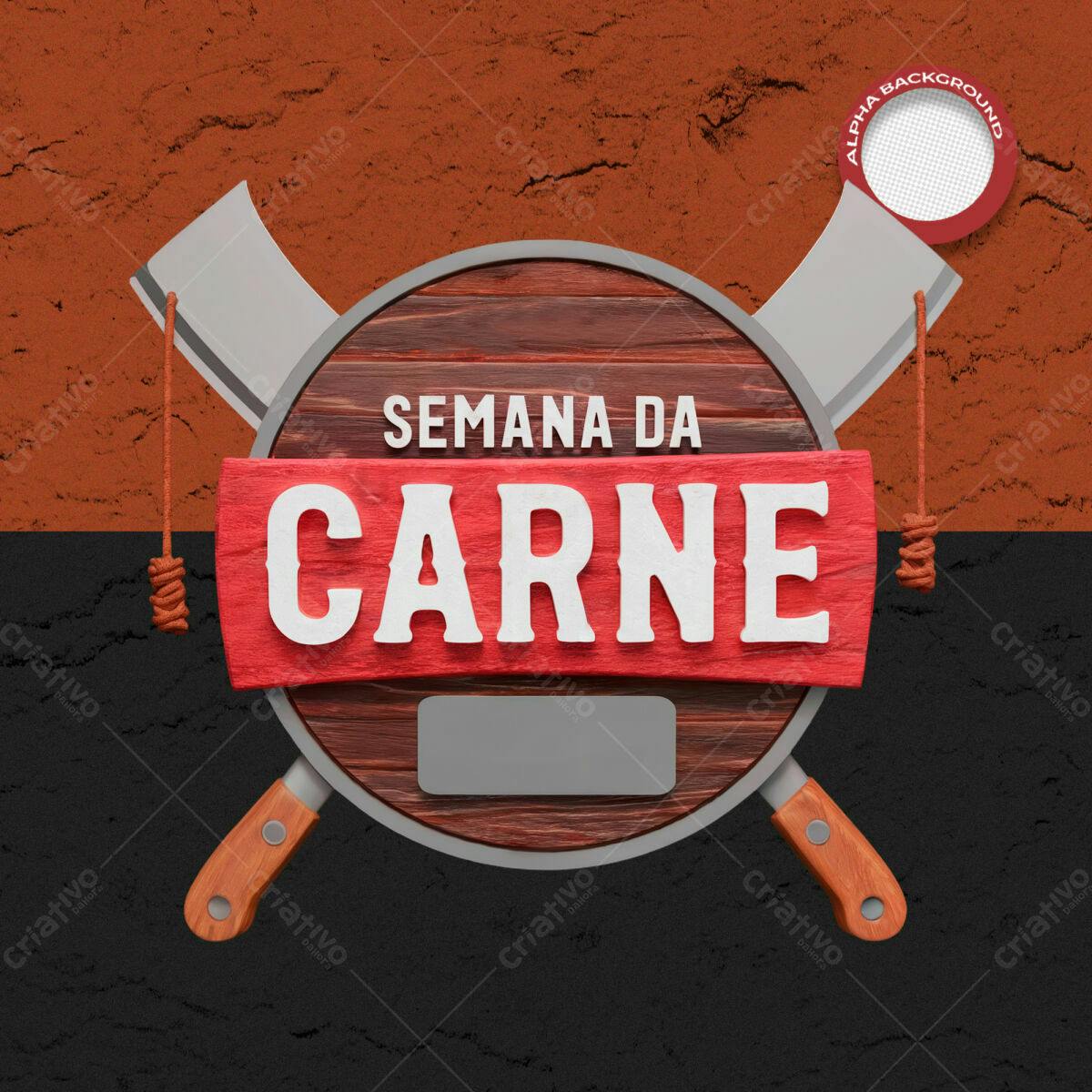 Flyer Semana da Carne PSD Editável
